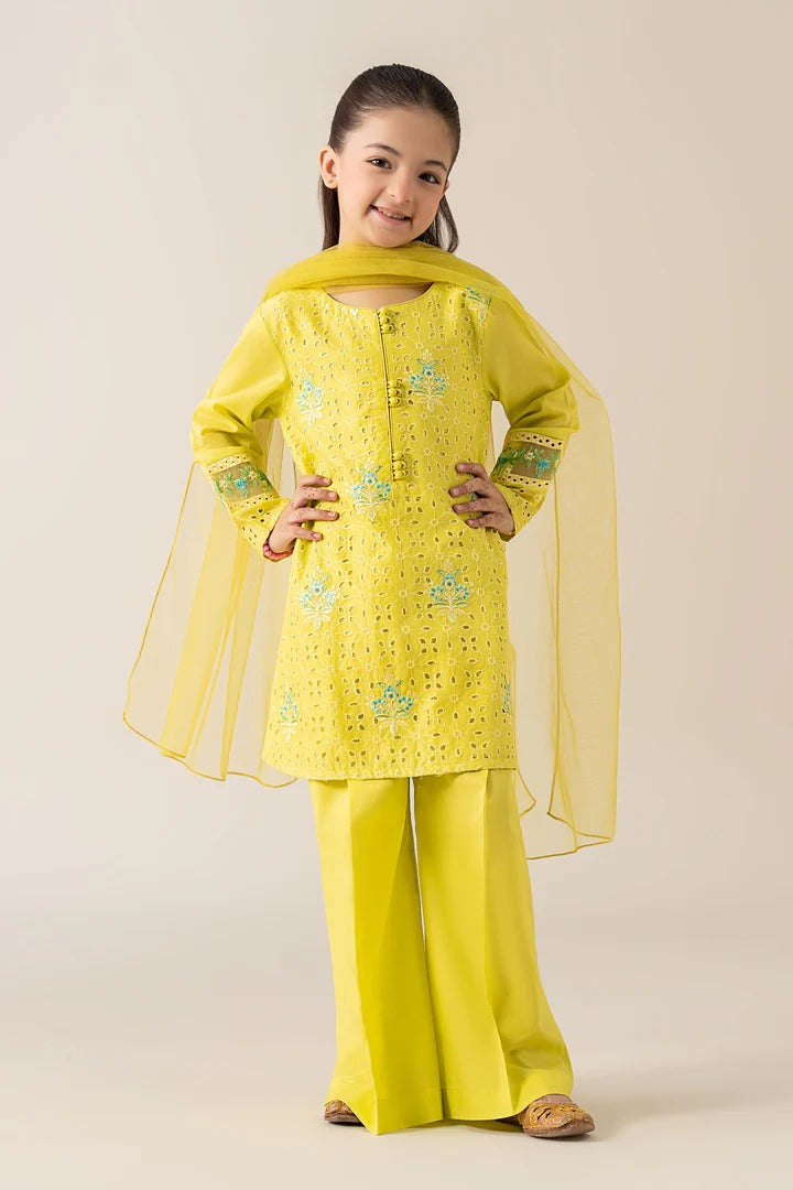 3 Piece Embroidered Suit